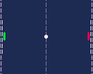 Simple Pong game screenshot