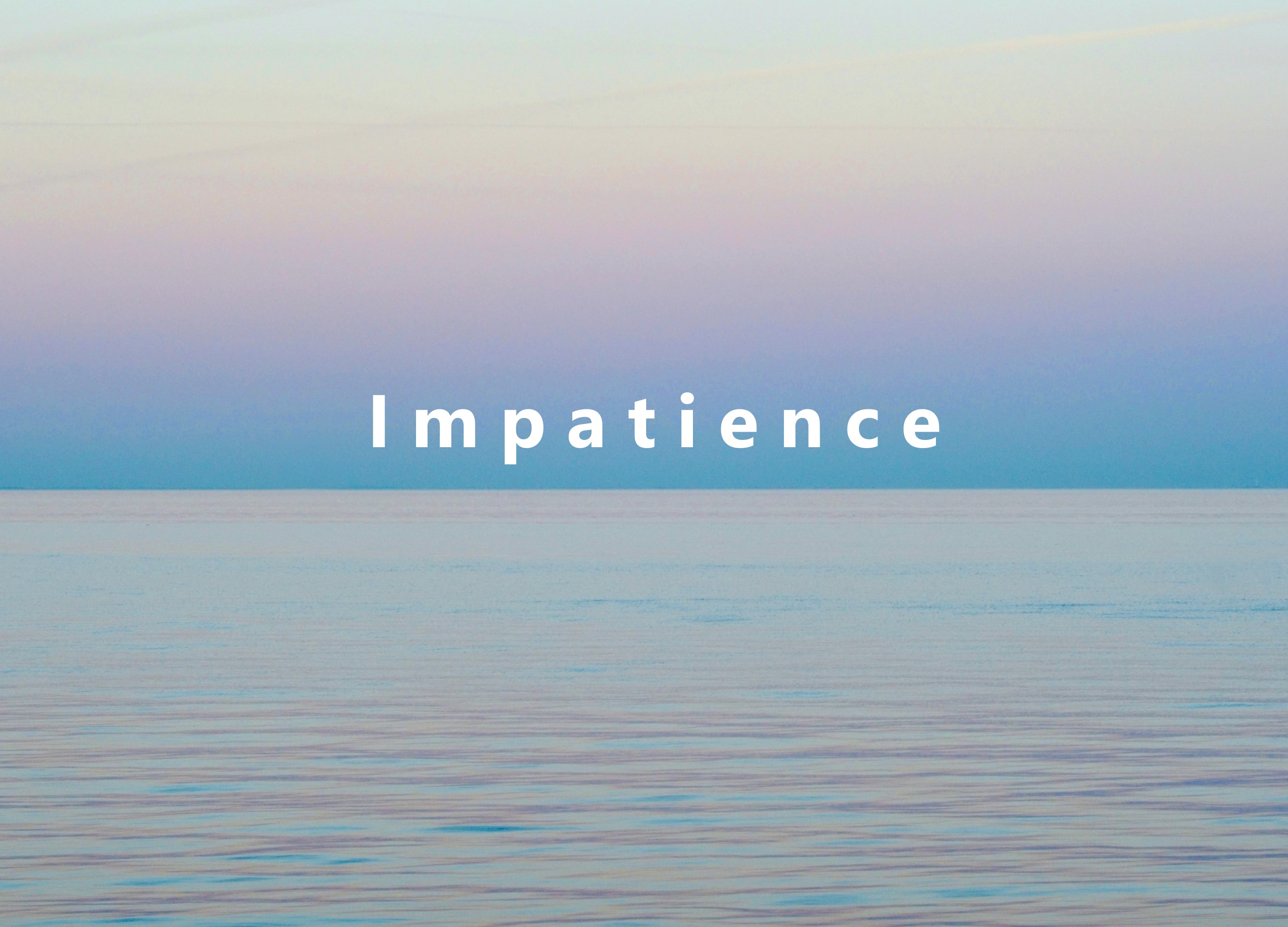 Cover image for Impatience