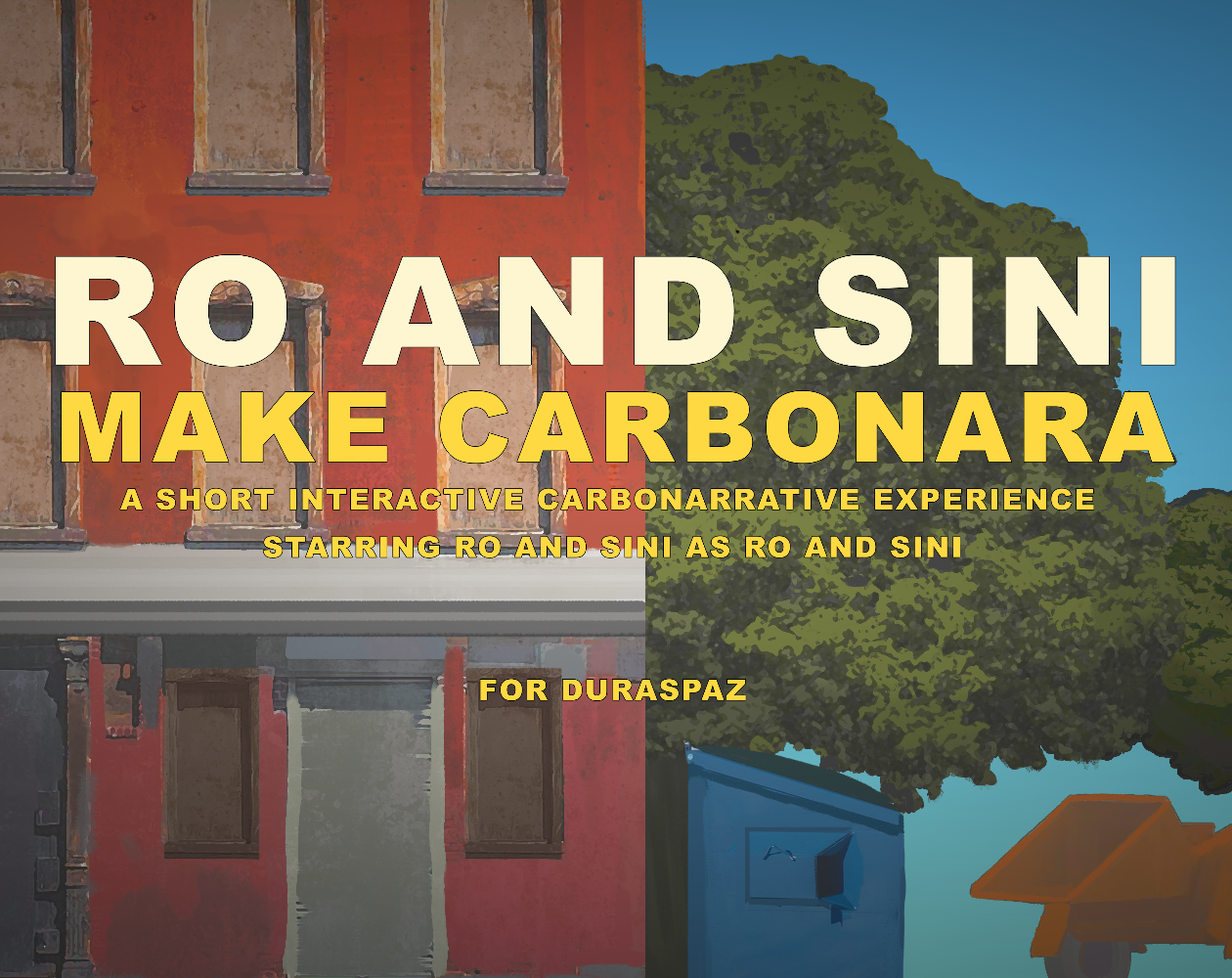 Cover image for RO AND SINI MAKE CARBONARA
