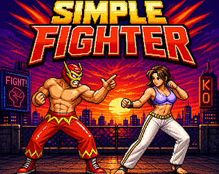 Gratis en itch.io: Simple Fighter de biel4