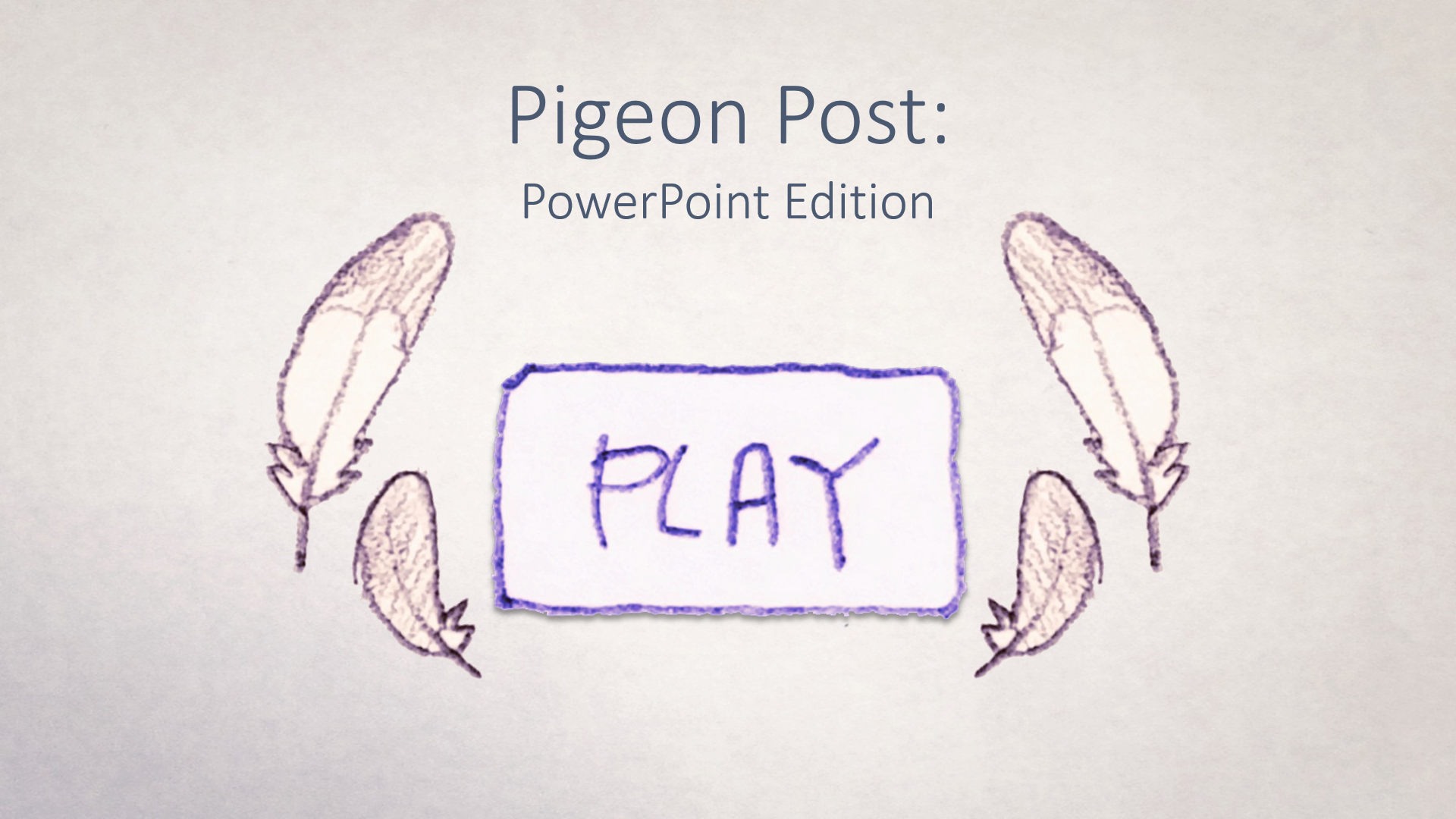 Cover image for Pigeon Post : PowerPoint
