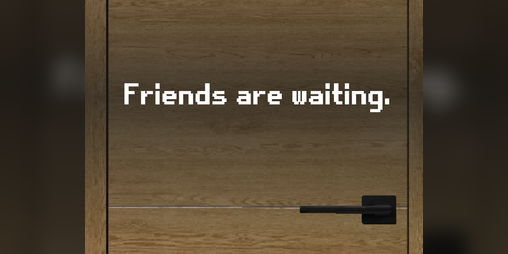 Cover image for Friends are waiting.