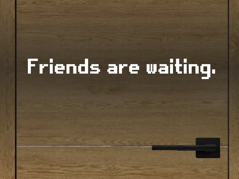 Cover image for Friends are waiting.