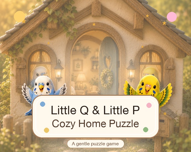 Cover image for Little Q & Little P's Cozy Home Puzzle