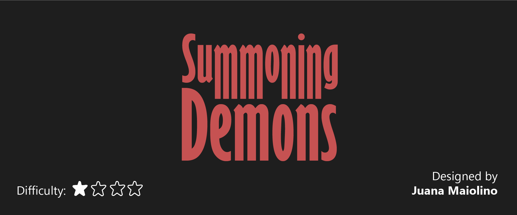 Summoning Demons - Puzzle Book