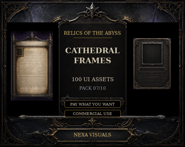 Relics of the Abyss — Iron Covenant: Cathedral Frames Pack 07 is now ...
