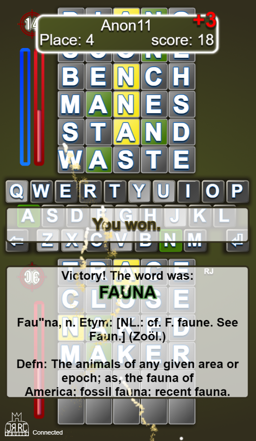 WordleWar multiplayer