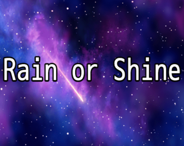 Cover image for Rain or Shine