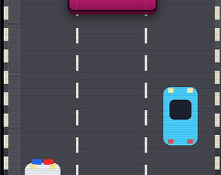 Police race