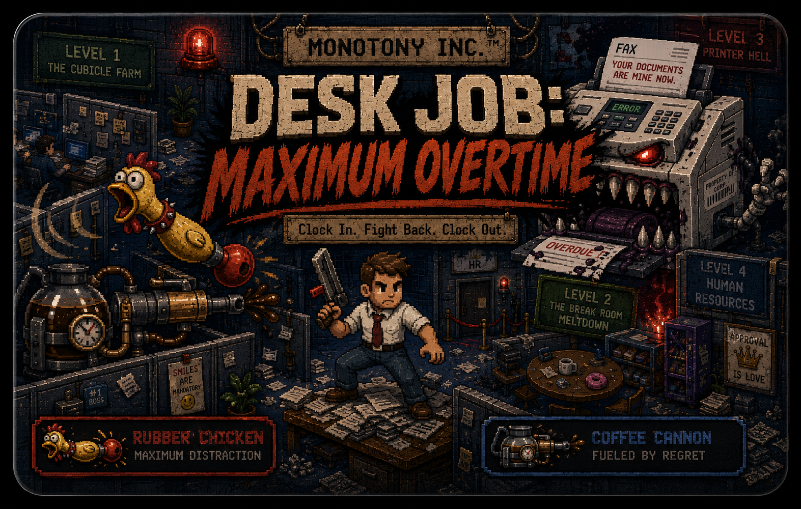 Cover image for Desk Job: Maximum Overtime