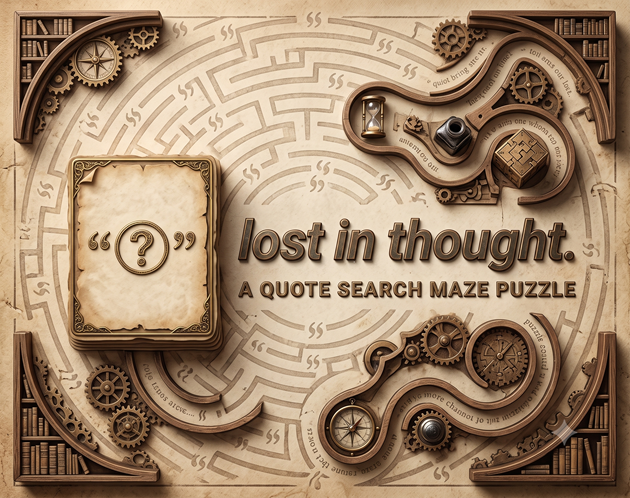 Cover image for lost in thought.