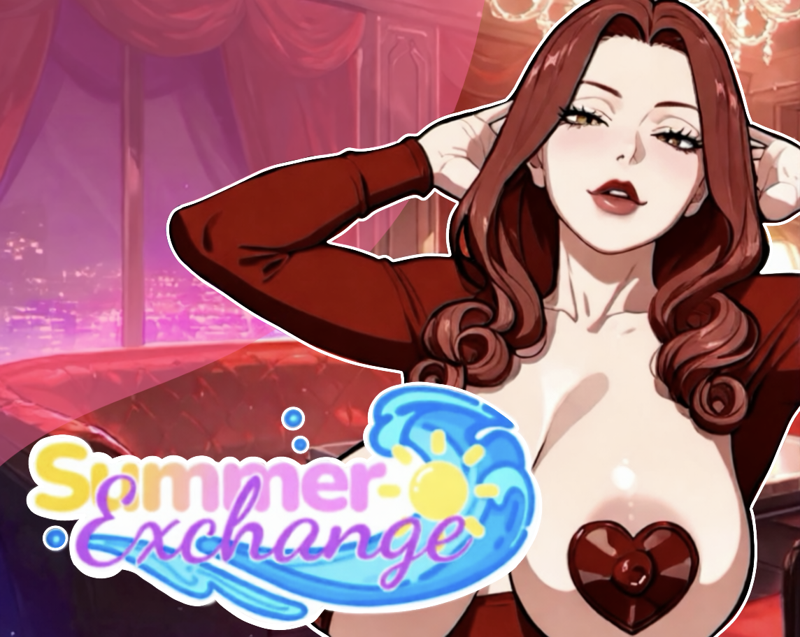 Cover art for Summer Exchange by Jellypixstudio — adult visual novel