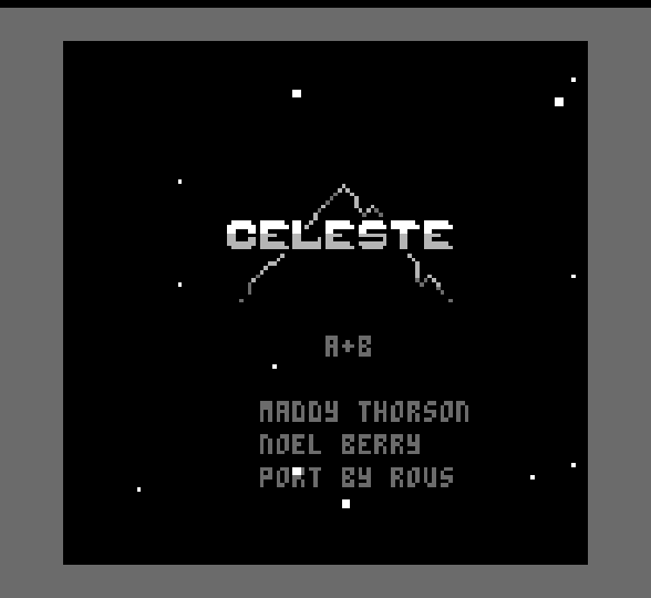 Cover image for Celeste Classic port to Game Boy
