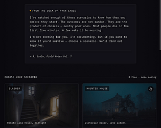 R. Sable: Horror Files — Would You Survive? [Free] [Visual Novel]