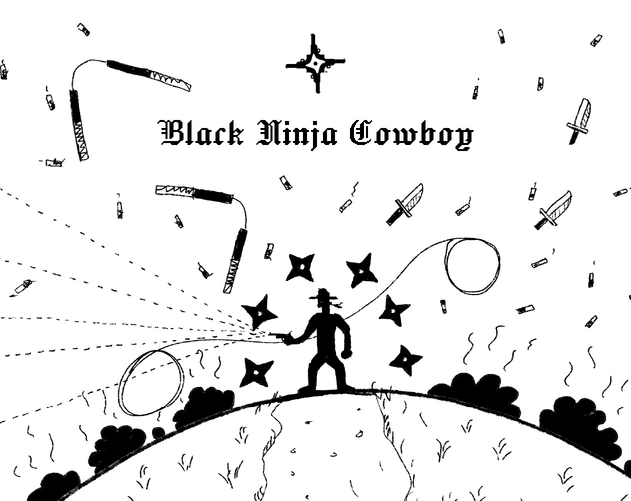 Cover image for Black Ninja Cowboy