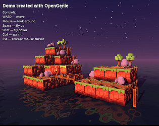 Cube World - OpenGenie Demo [Free] [Simulation]