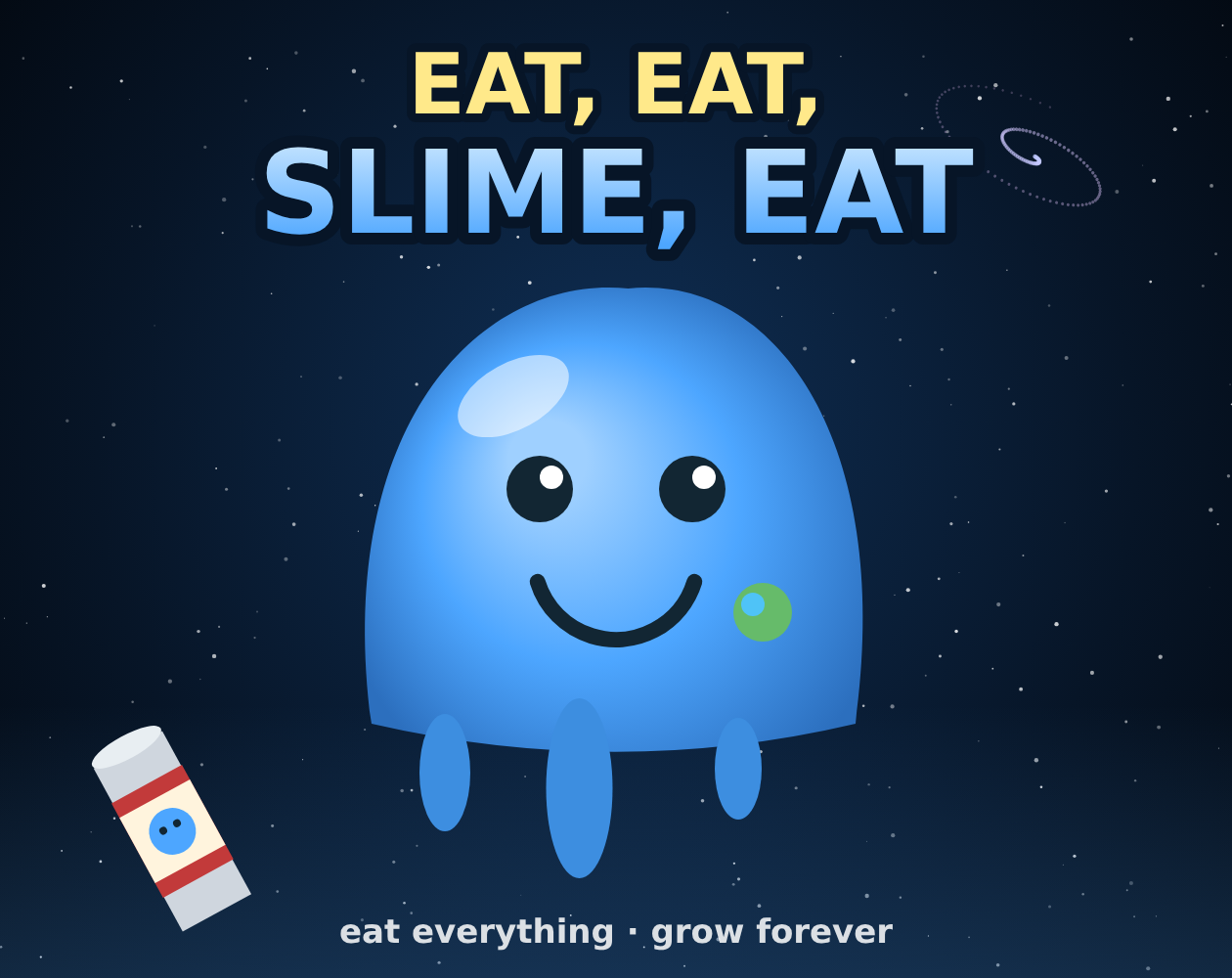 Cover image for Eat, Eat, Slime, Eat