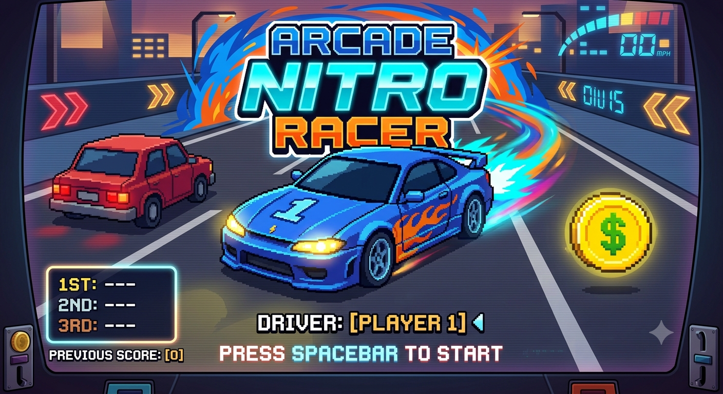 arcade nitro racer with bits