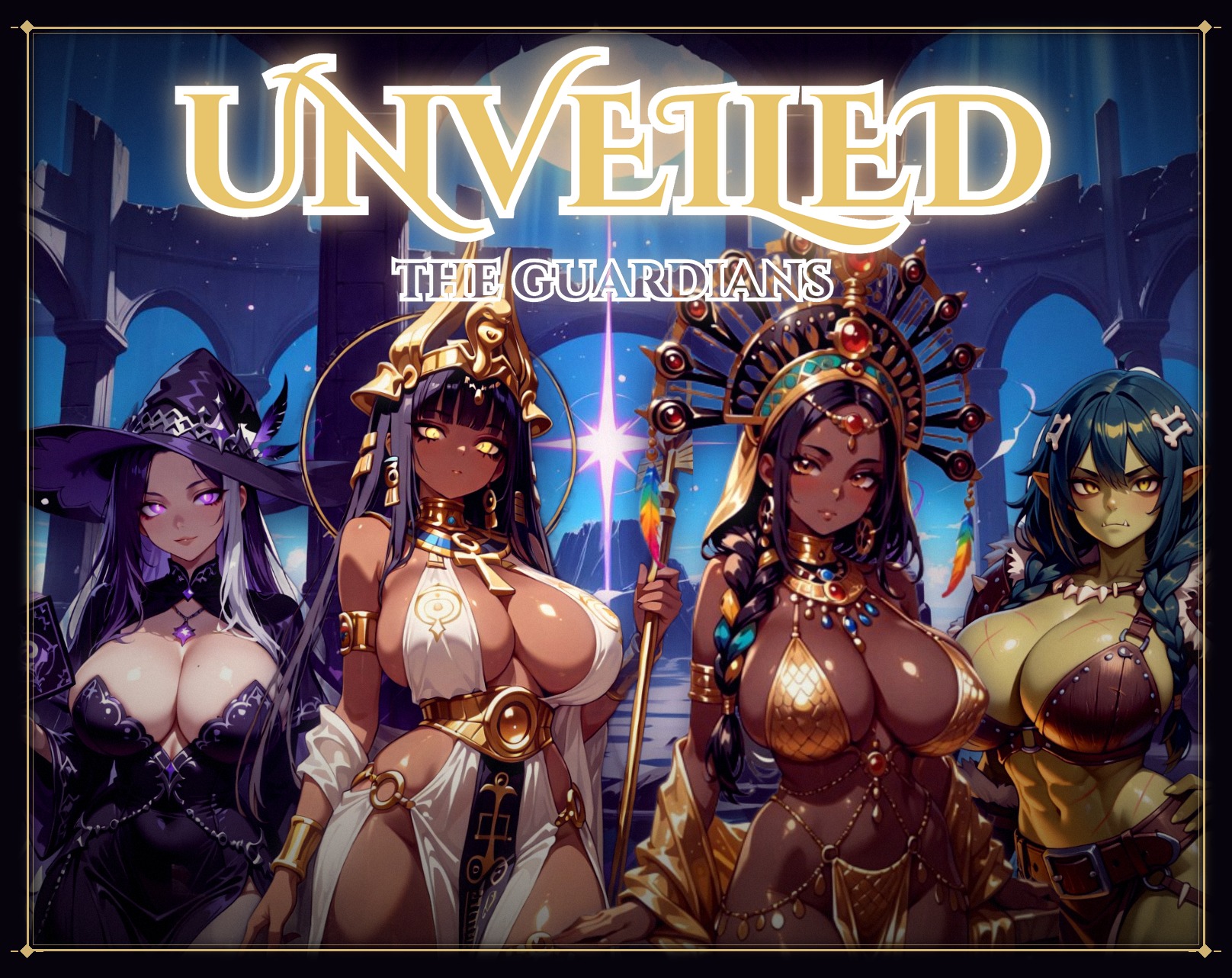 Cover art for UNVEILED: The Guardians by Umbral — adult visual novel