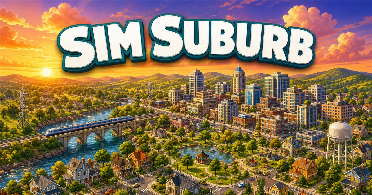 Cover image for Sim Suburb