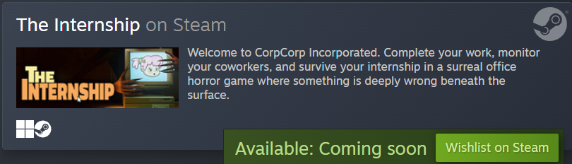 Wishlist on Steam