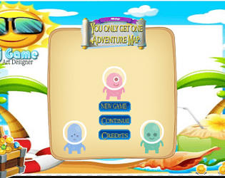 You only get one adventure map