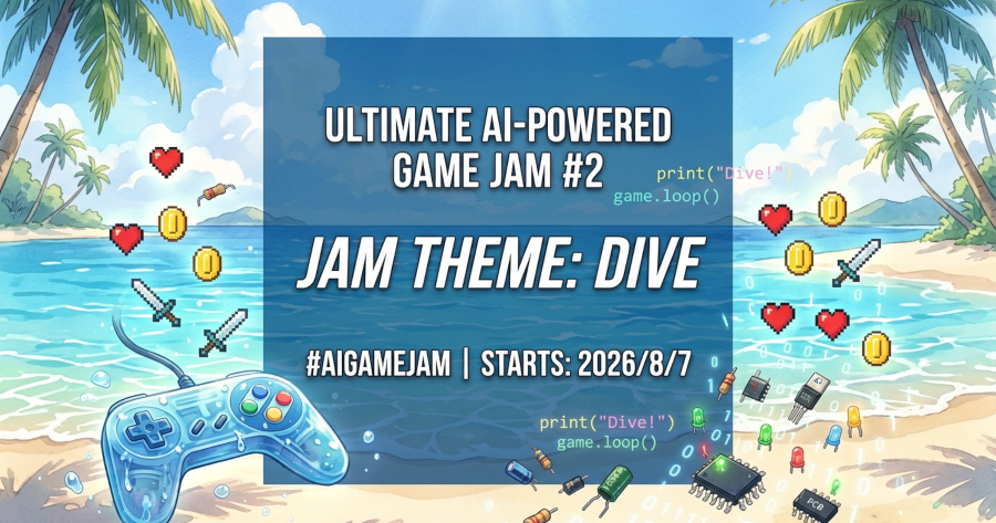OGP画像:https://itch.io/jam/ultimate-ai-powered-game-jam-2