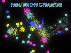 give the charge of the particle neutron