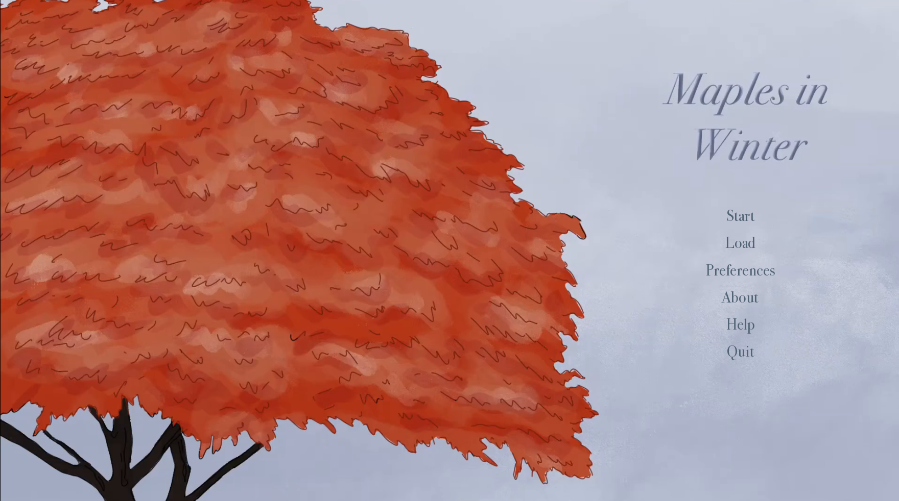 Maples in Winter