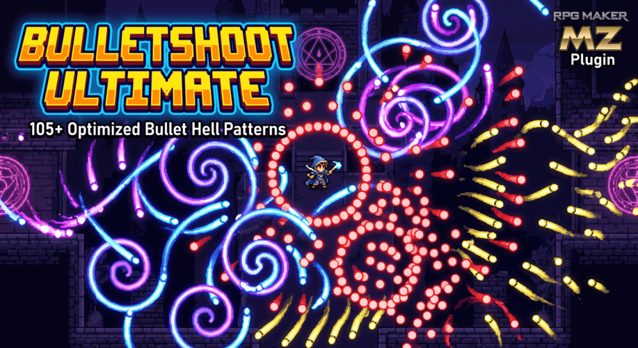 BulletShoot MZ Ultimate - Bullet Hell & Action Engine by RootVise