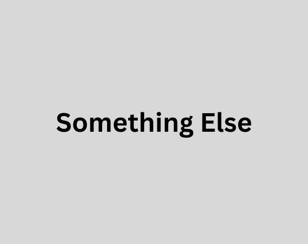 Cover image for Something Else