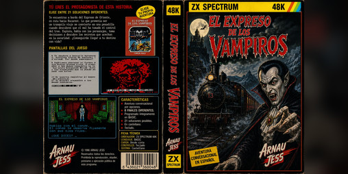 Cover image for El Expreso de los Vampiros -ZX Spectrum-