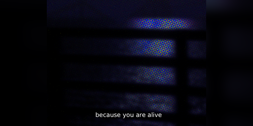 Cover image for Because You Are Alive