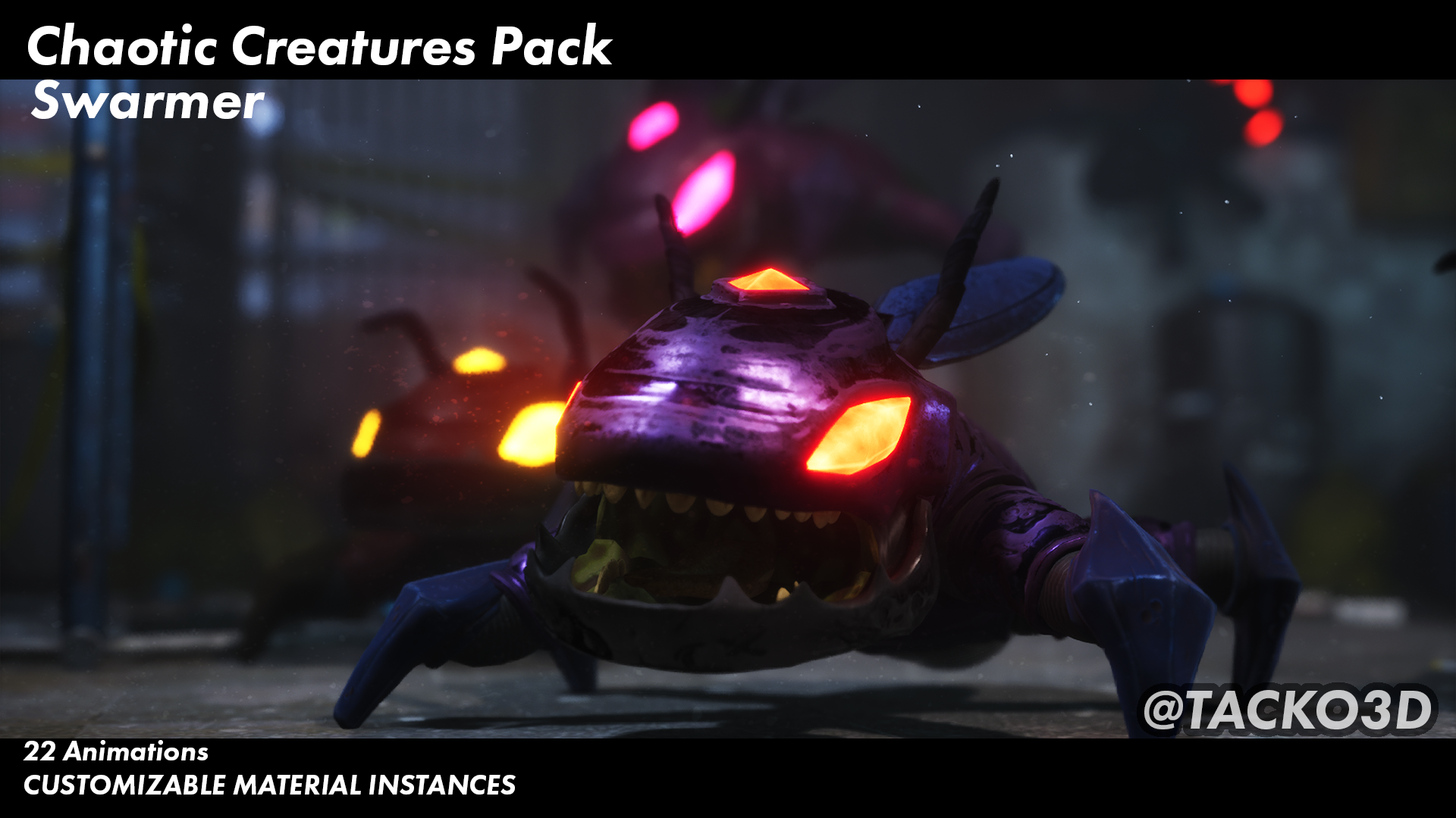 Chaotic Creatures - Alien Mutant Insect Swarmer