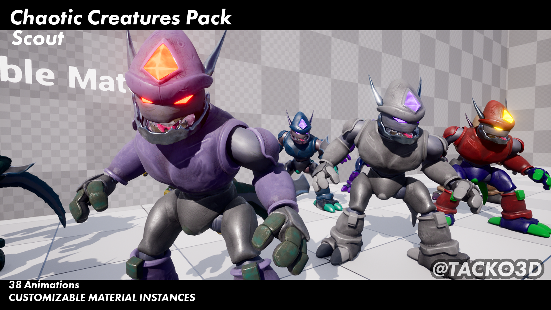 Lizard Alien Scout - Chaotic Creatures