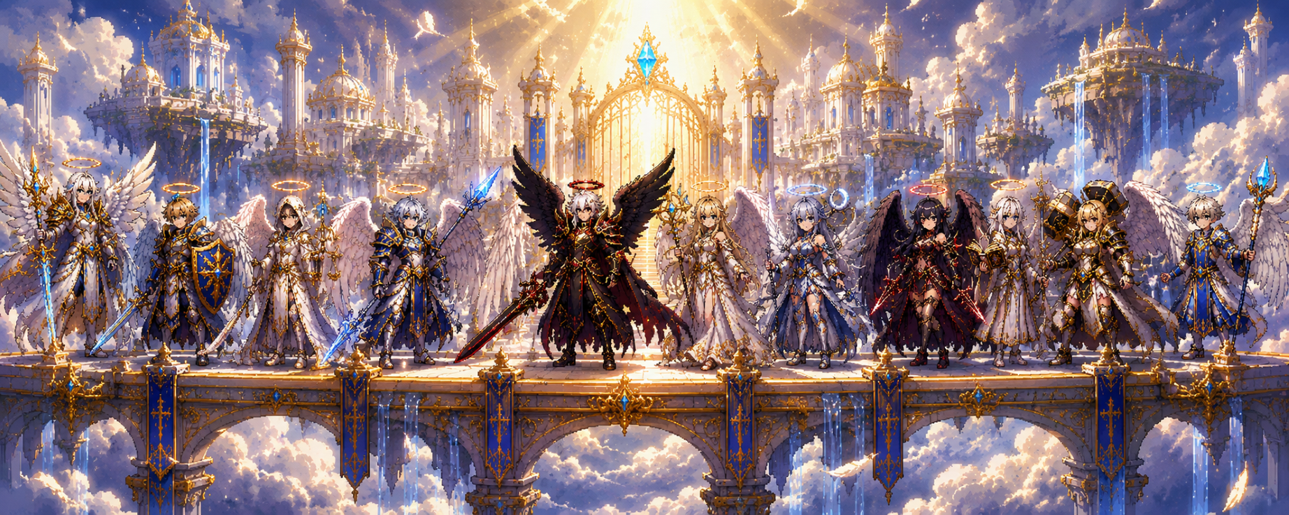 CELESTIAL LEGENDS — Angels & Fallen Collection by SakPix