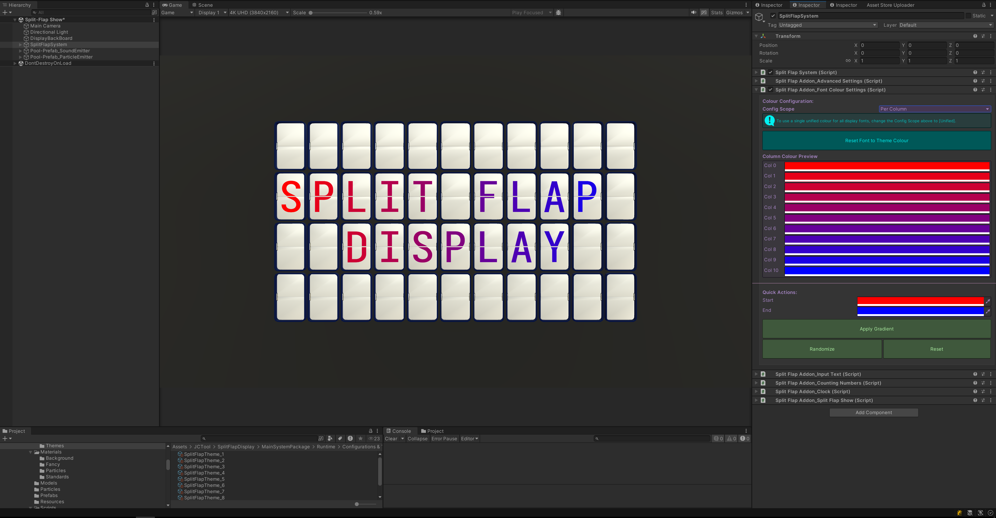 Split Flap Display for Unity - Release Announcements - itch.io