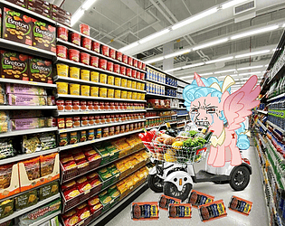Cozy Glow returns to buys groceries