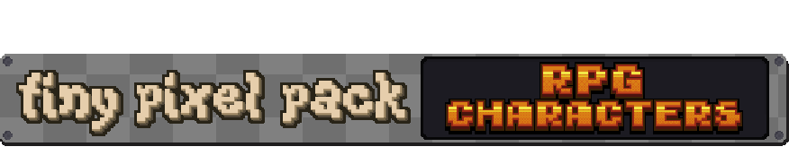 Tiny Pixel Pack: RPG CHARACTERS