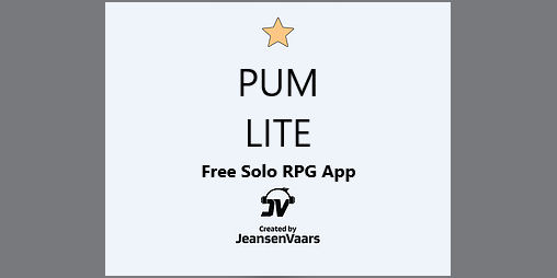 Cover image for PUM Lite: Free Solo RPG Storytelling App