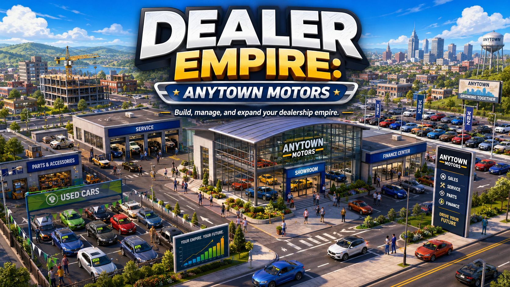 Cover image for Dealer Empire: Anytown Motors