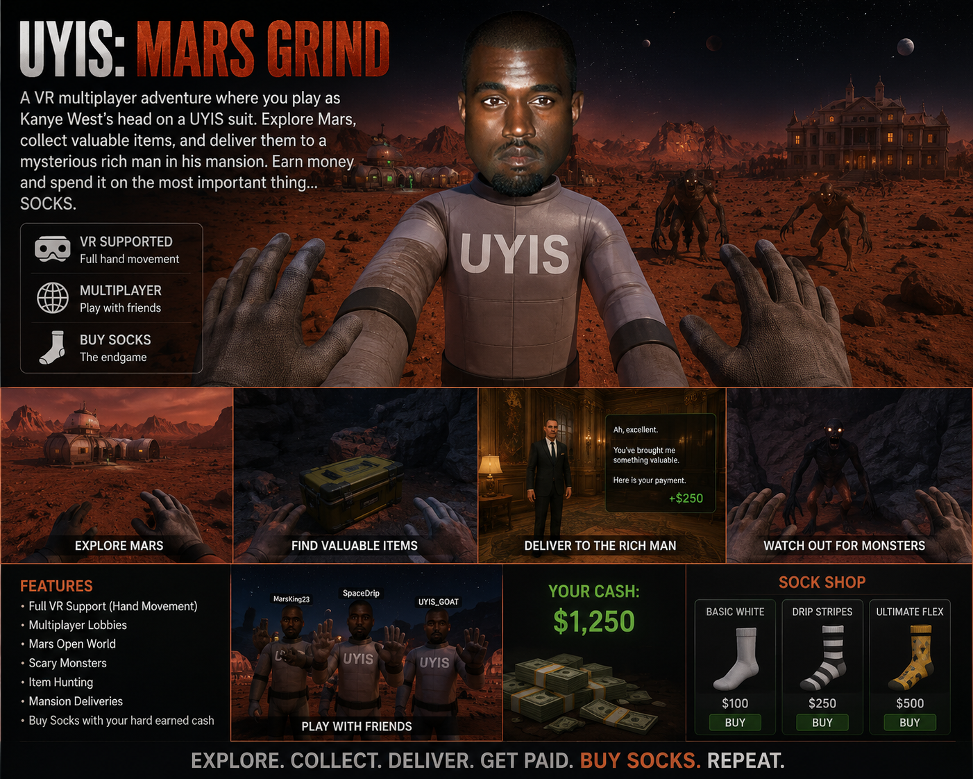 uyis Mars yupps game vr cover