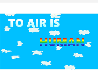 Gratis en itch.io: To Air Is Human de play-journal