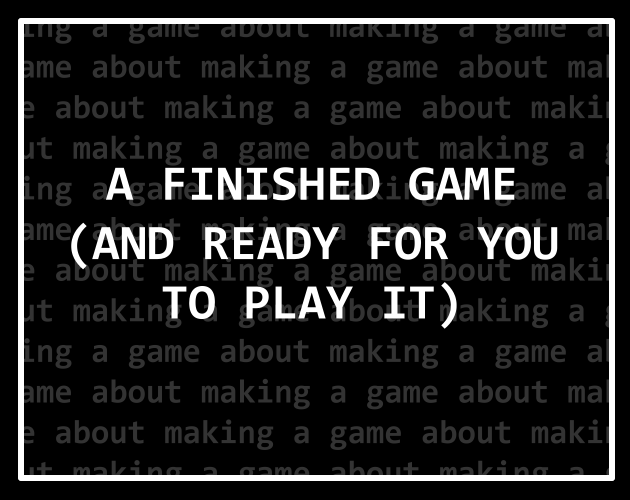 Cover image for A Finished Game