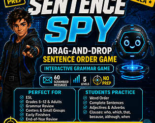 TPT - Sentence Spy Game [Free] [Educational]