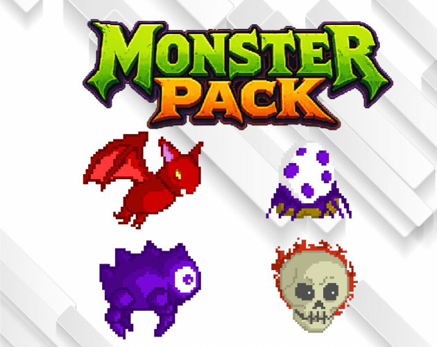 Monster Pixel Art Sprite Pack by PinoGames