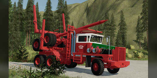 Cover image for FS22 Mack CL350 Off Highway Logging Truck