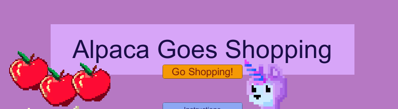 Alpaca Goes Shopping