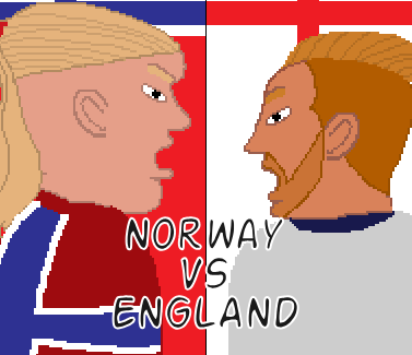 Cover image for Norway VS England