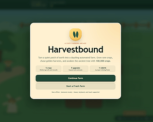 Harvest Bound [reach 100% of cycle bonus] [Free] [Simulation]